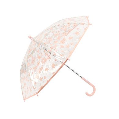 Kids Clear Canopy Umbrella With Print Design
