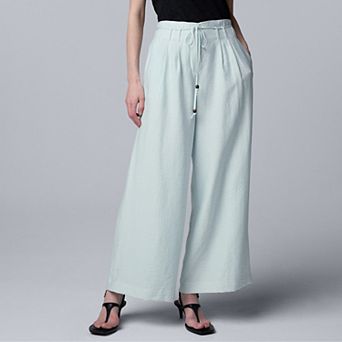 Women's Simply Vera Vera Wang Cropped Tie Belt Pleated Pants