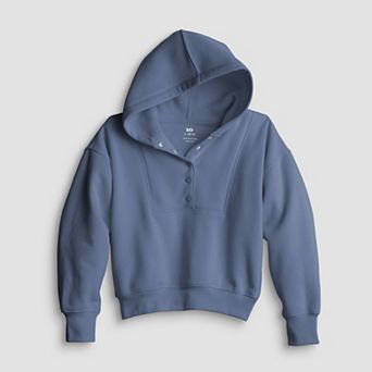 Girls 6-20 SO® Snap Button Hoodie in Regular & Plus Size