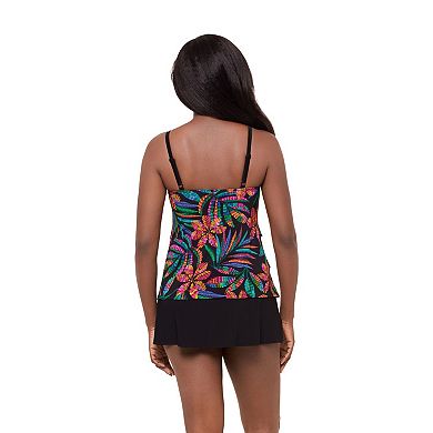 Women's Great Lengths Floral Triple Tier Faux Skirtini