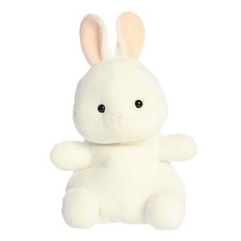 Aurora Adorable 11" Cottontail Bunny Palm Pals Party Sized Medium White Stuffed Animal