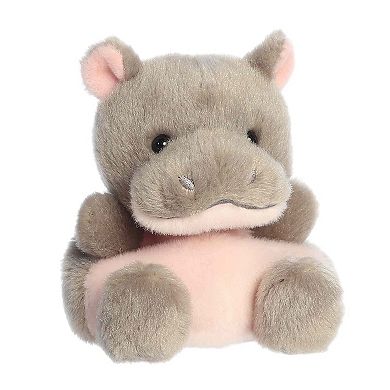 Aurora Mini Gray Adorable Stuffed Animal 5" Ham Pygmy Hippo Palm Pals