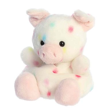 Aurora Mini White Adorable Stuffed Animal 5" Patsy Funfetti Pig Palm Pals