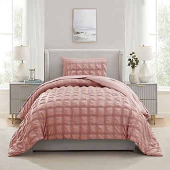 Nestl 7 pc Modern Comforter Seersucker
