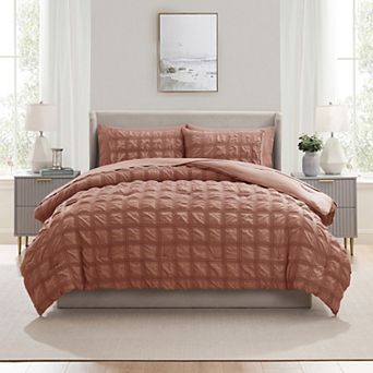 Nestl 7 pc Modern Comforter Seersucker
