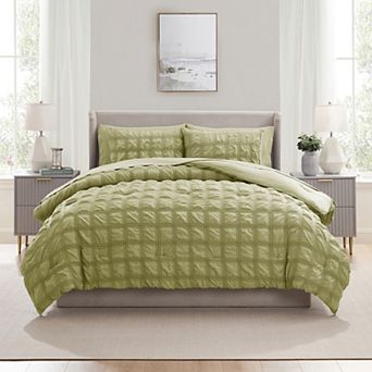 Nestl 7 pc Modern Comforter Seersucker
