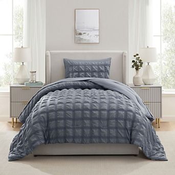 Nestl 7 pc Modern Comforter Seersucker
