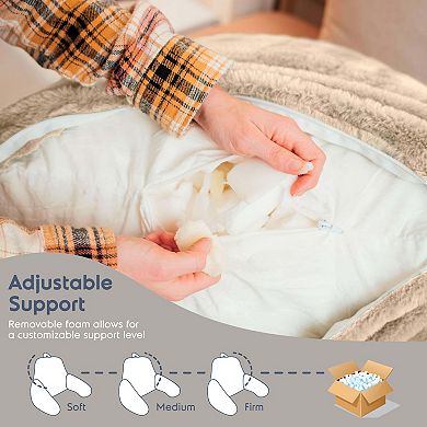 Nestl Fur Reading Pillow