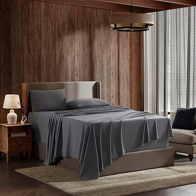 Nestl 10" Green Tea Memory Foam Mattress with 4 Piece Deep Pocket Bed Sheets