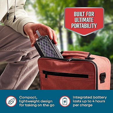 Flowtron Bug Zapper Racket 2-in-1 Functionality, Portable, 2100 Sq. Ft. Coverage