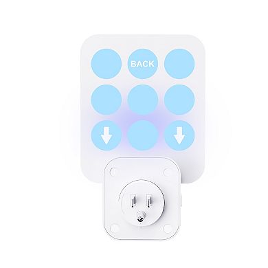 Flowtron Plug-in Fly Trap with Power Socket, USB Ports, Adhesive Boards for Easy Cleaning