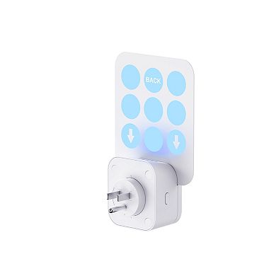 Flowtron Plug-in Fly Trap with Power Socket, USB Ports, Adhesive Boards for Easy Cleaning