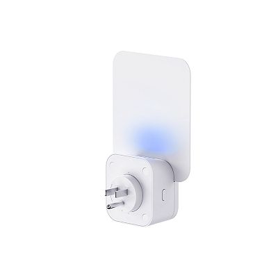 Flowtron Plug-in Fly Trap with Power Socket, USB Ports, Adhesive Boards for Easy Cleaning