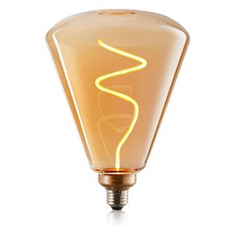 Next Glow Edison LED Bulb Vintage Diamond, Warm White, Dimmable E26 Decorative