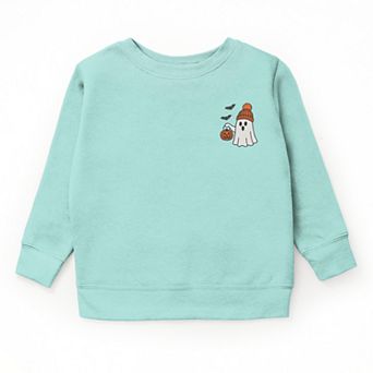 Embroidered Beanie Ghost - Youth Graphic Sweatshirt