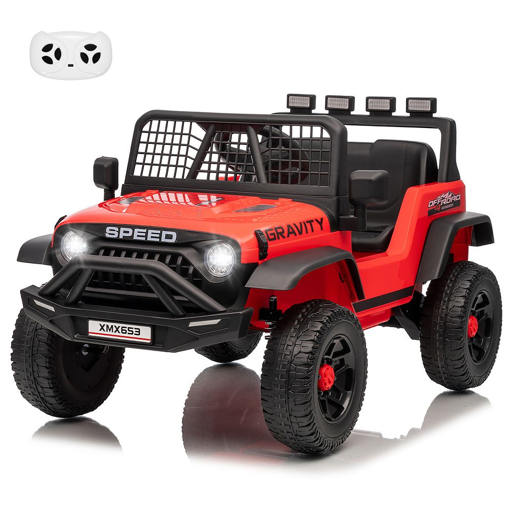 12V Kids Ride On Truck, Electric Car Toy with Extra Wide Seat & Legroom ...