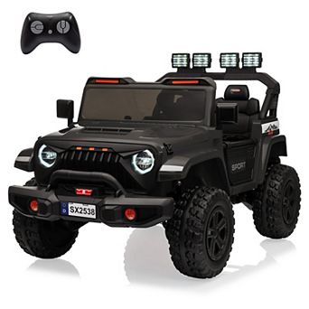 24V 2-Seater Kids Ride On Truck, Electric Car with 4WD 800W Motor, Remote Control,3 Speeds