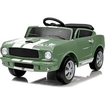 12V Licensed Shelby GT350 Ride On Car, Ford Kids Electric Vehicle with Remote Control, 2 Speeds