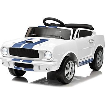 12V Licensed Shelby GT350 Ride On Car, Ford Kids Electric Vehicle with Remote Control, 2 Speeds