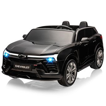 24V 2-Seater Kids Ride On SUV, Licensed Chevrolet Blazer Electric Car w/Remote, 3 Speeds, Lights
