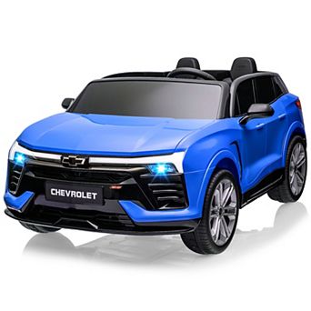24V 2-Seater Kids Ride On SUV, Licensed Chevrolet Blazer Electric Car w/Remote, 3 Speeds, Lights