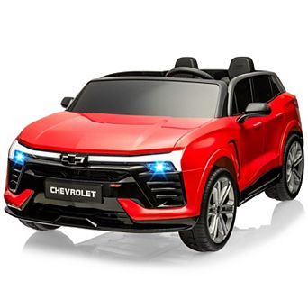 24V 2-Seater Kids Ride On SUV, Licensed Chevrolet Blazer Electric Car w/Remote, 3 Speeds, Lights