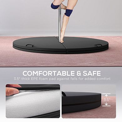 Soozier Foldable Pole Dance Crash Mat w/ Handles