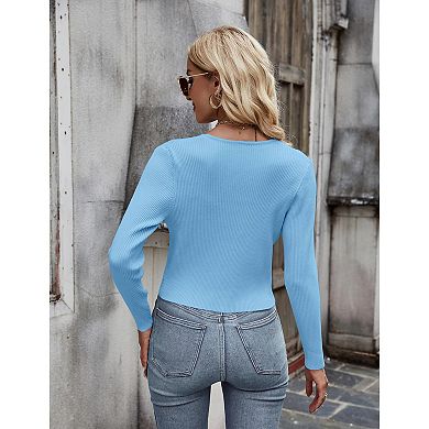 Summer Cardigan for Women Cropped Front Tie Sweaters with Eyelet Knit Rib Texture