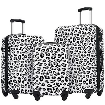 Whisen 3 pc Hardshell Luggage Set with TSA Lock & Spinner Wheels (20"/24"/28")