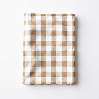 Gingham Checkered Tablecloth with Classic Square Pattern