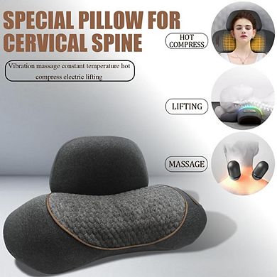 Fabibe 3-In-1 Cervical Traction Neck Massage Pillow