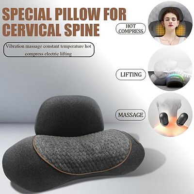 vibrating neck massage pillow Massaging Neck Vibrating Pillow Relaxation For Home And Office Electric main image 0