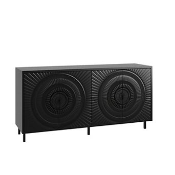 Modern Sideboard Buffet Accent Storage Cabinet