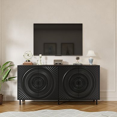 Modern Sideboard Buffet Accent Storage Cabinet