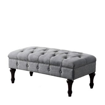Vintage Tufted Bench