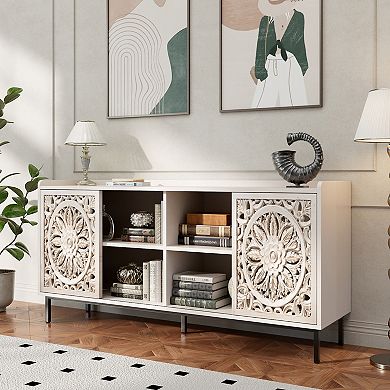 Mid Century Modern Storage Buffet Sideboard