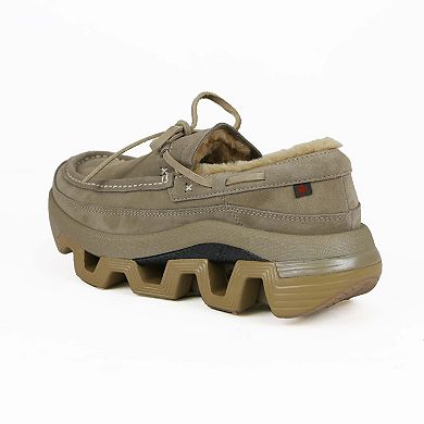 Pinnip Men's Genuine Suede Winter Loafers