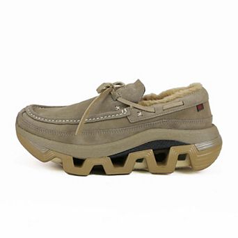 Pinnip Men's Genuine Suede Winter Loafers