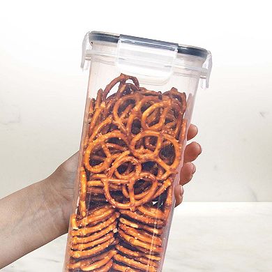 Cheer Collection Airtight 14-Piece Food Storage Container Set with Labels & Marker