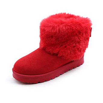Chic Ankle Boots with Plush Cuff for Cozy Winter Style
