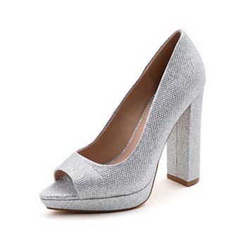 Chic Peep-Toe Platform Block Heels - Ultimate Style & Comfort