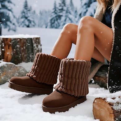 Ultra-Soft Plush Winter Boots, Ultimate Comfort & Warmth for Cozy Days