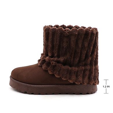 Ultra-Soft Plush Winter Boots, Ultimate Comfort & Warmth for Cozy Days