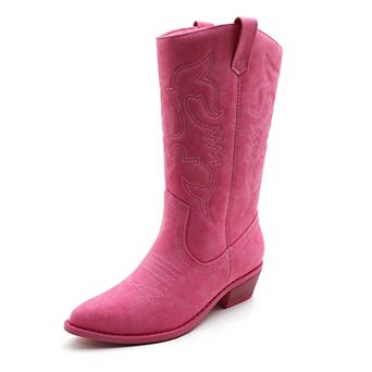 Authentic Western Boots with Detailed Embroidery for Everyday Chic