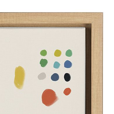 Sylvie Zen Garden 1 Framed Canvas by Kelly Knaga