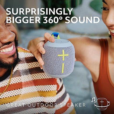 Wonderboom Waterproof Outdoor Speakers Bass 360-degree Sound Dustproof Floating Wireless 131ft Range