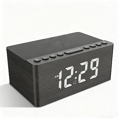 Wireless Station Iphone/samsung Galaxy Level Dimmer Charging Alarm Charging Port Bedside Bedroom