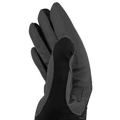 Insolated Leather Palm and Touchscreen Snow Gloves "HAFJELL"