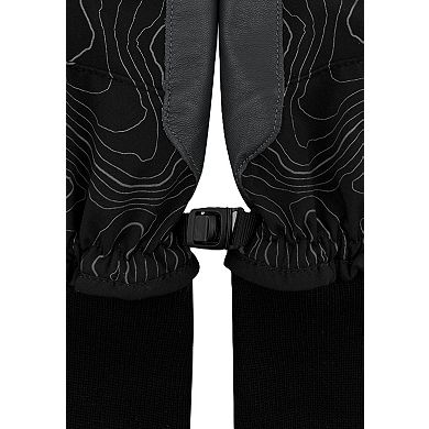 Insolated Leather Palm and Touchscreen Snow Gloves "HAFJELL"