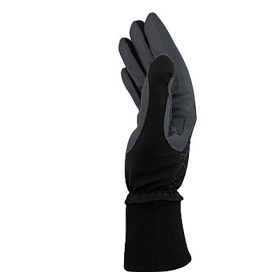Insolated Leather Palm and Touchscreen Snow Gloves "HAFJELL"